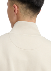Sandbanks Badge Logo Quarter Zip Sweatshirt