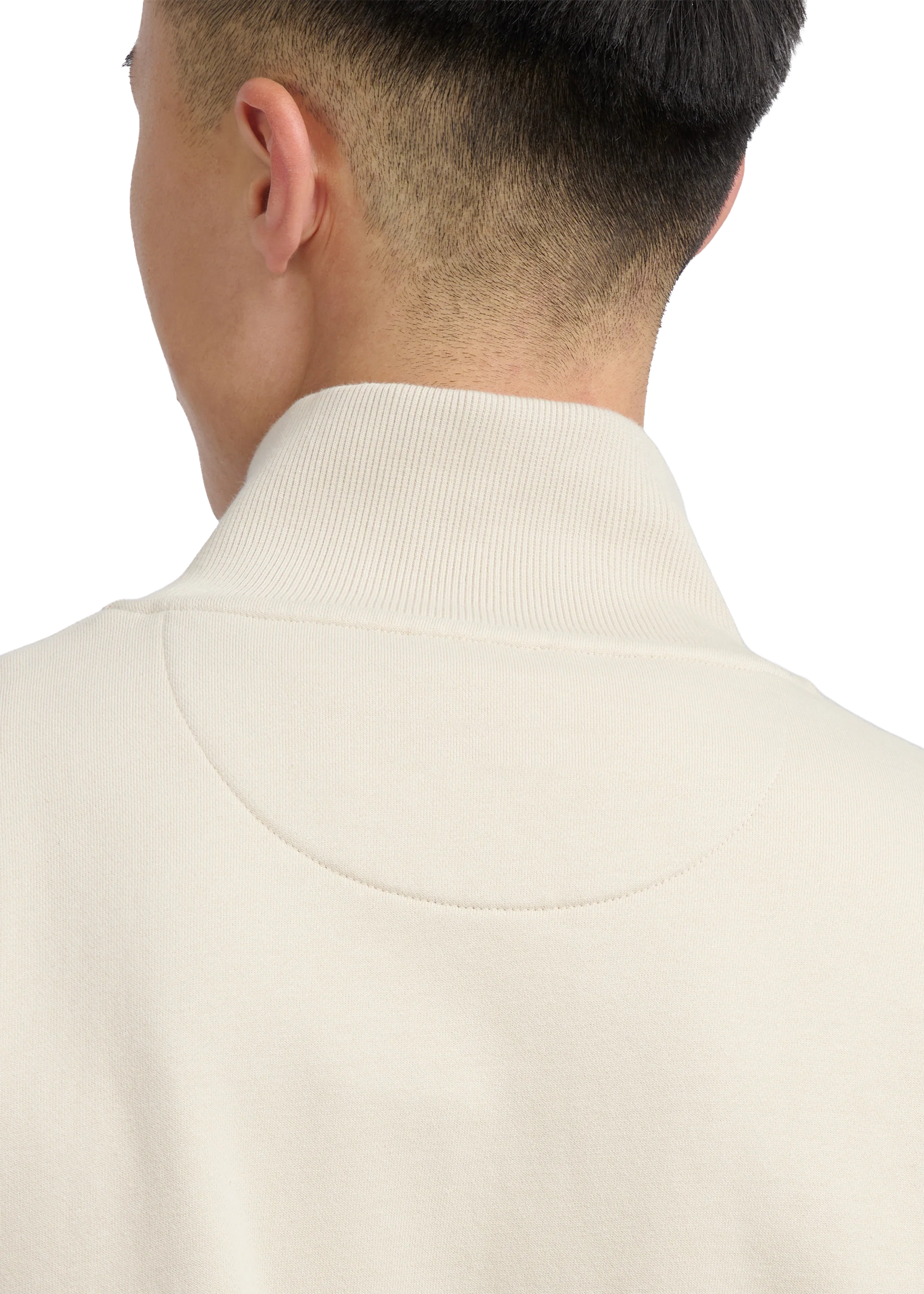 Sandbanks Badge Logo Quarter Zip Sweatshirt