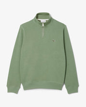Zip Up High Neck Interlock Sweatshirt