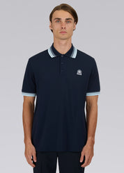 Gradient Rib Polo Shirt