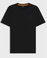 Slub-Cotton T-Shirt With Logo Detail
