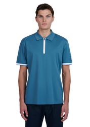 Sandbanks Silicone Zip Polo Shirt