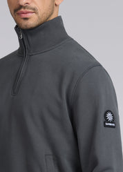 Badge Logo Quarter Zip Sweatshirt