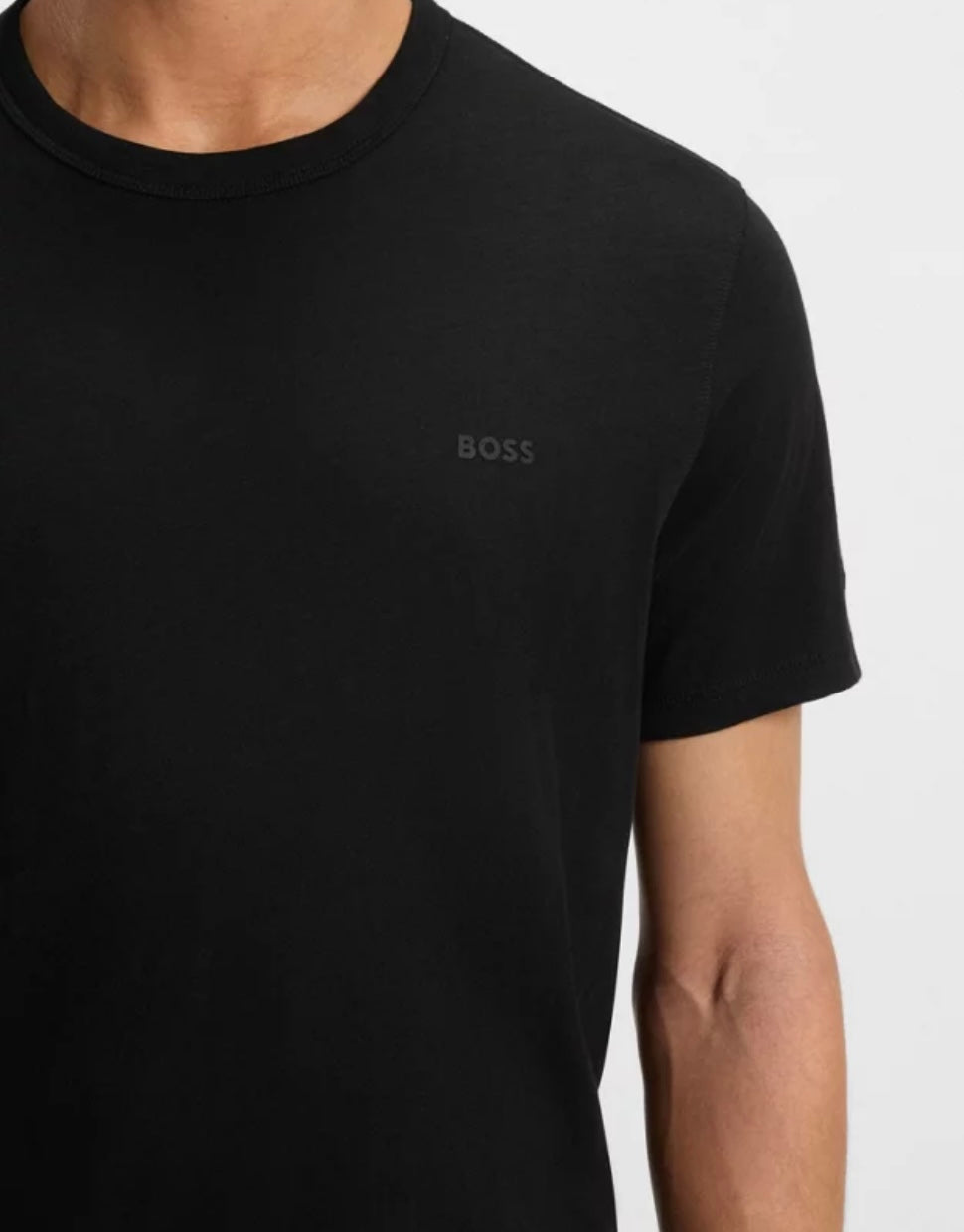 Slub-Cotton T-Shirt With Logo Detail