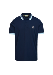 Gradient Rib Polo Shirt