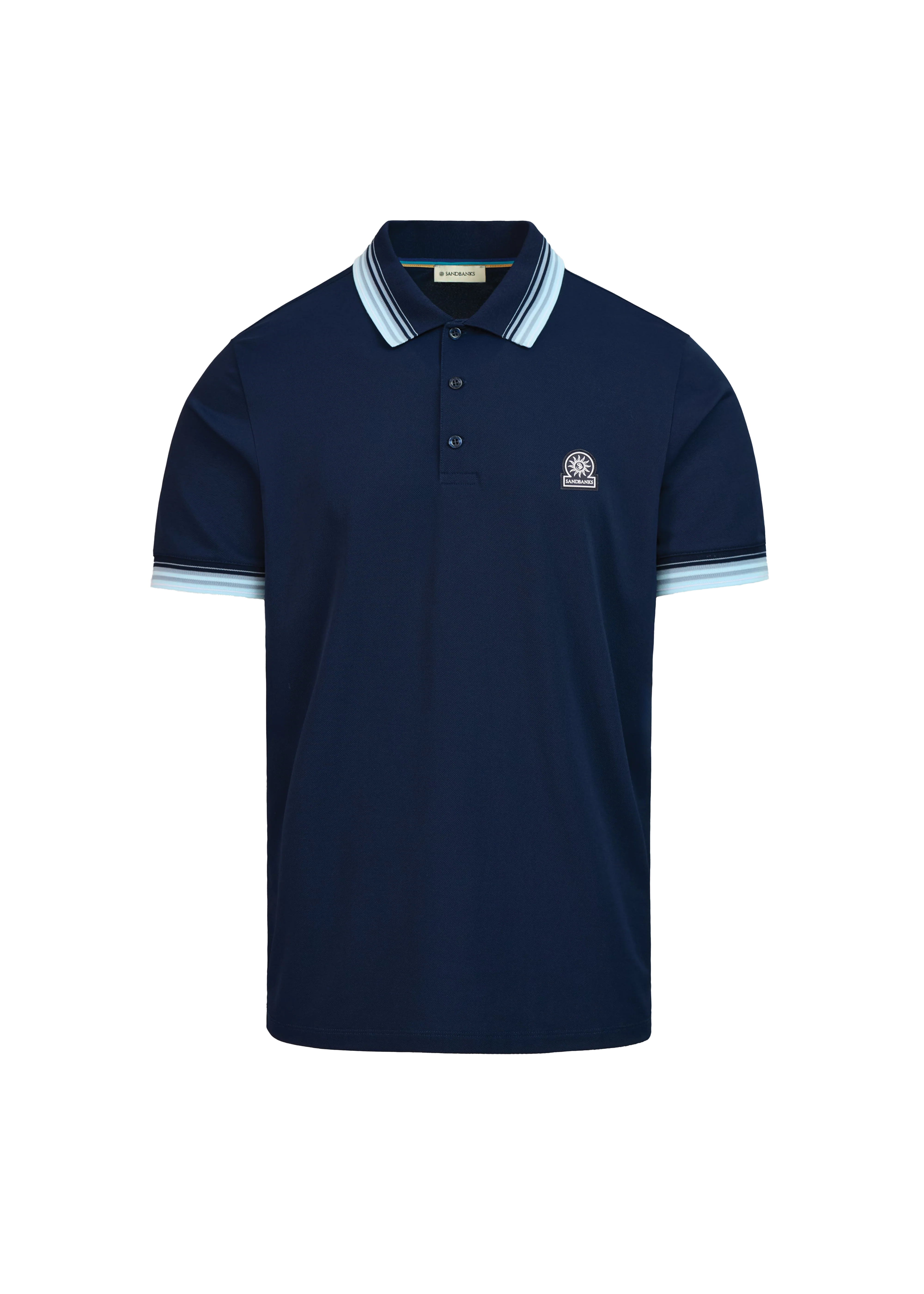 Gradient Rib Polo Shirt