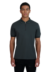 Sandbanks Silicone Zip Polo Shirt