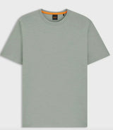 Slub-Cotton T-Shirt With Logo Detail