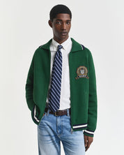 Graphic Zip Cardigan