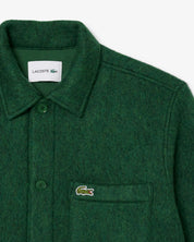 Wool Blend Felt Overshirt
