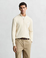 Mini Cable Knit Half Zip Sweater