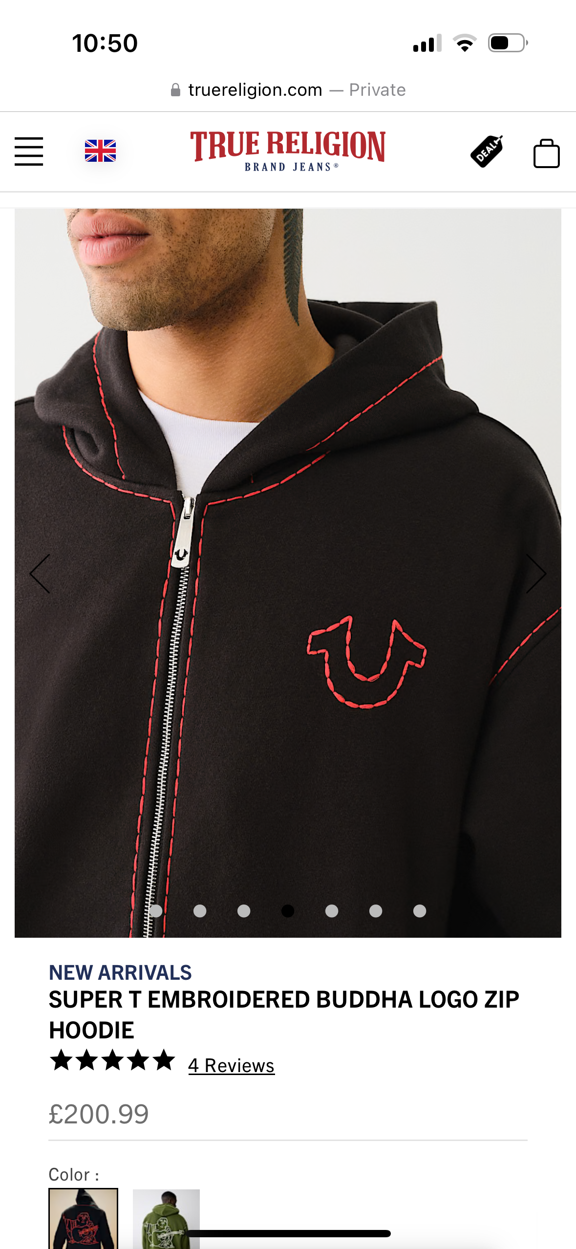 Super T Zip Buddha Hoodie