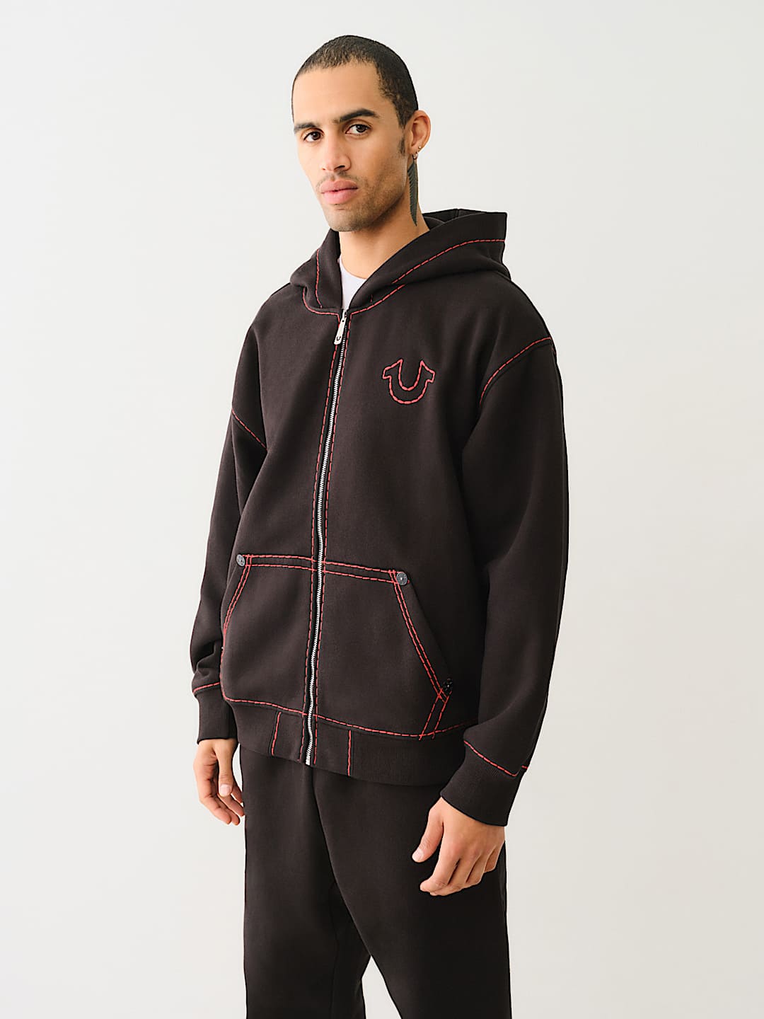 Super T Zip Buddha Hoodie