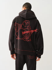 Super T Zip Buddha Hoodie