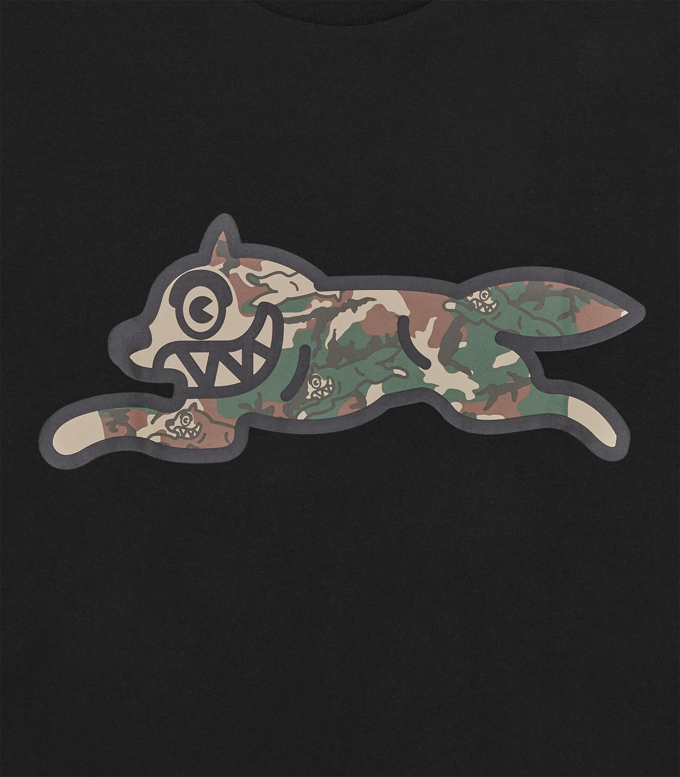 Woodland Camo Running Dog T-Shirt