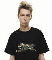 Woodland Camo Running Dog T-Shirt