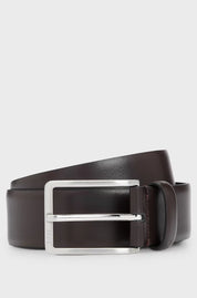 Engraved Logo Leather Belt