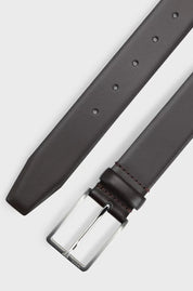Engraved Logo Leather Belt