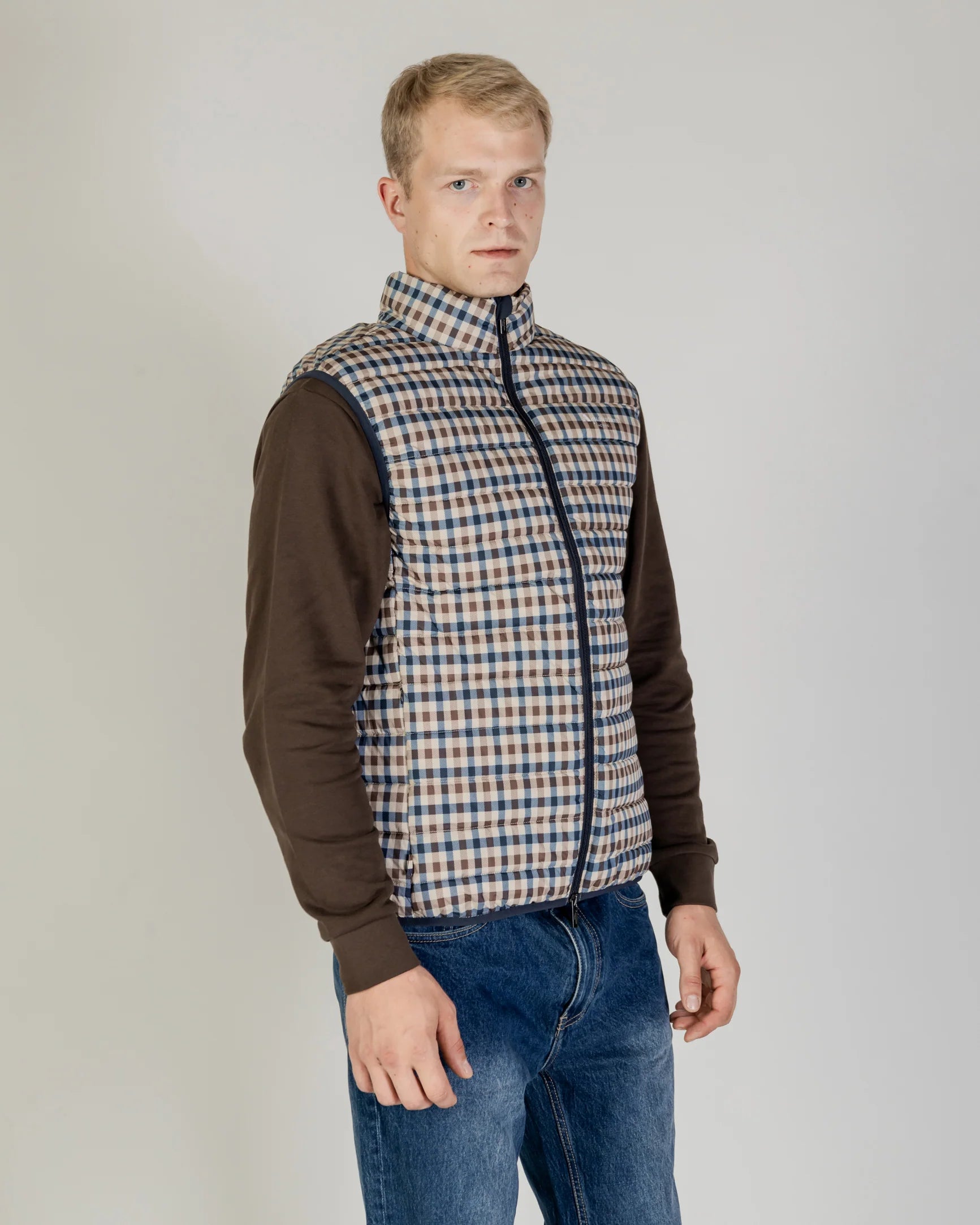 Active Check Padded Gilet