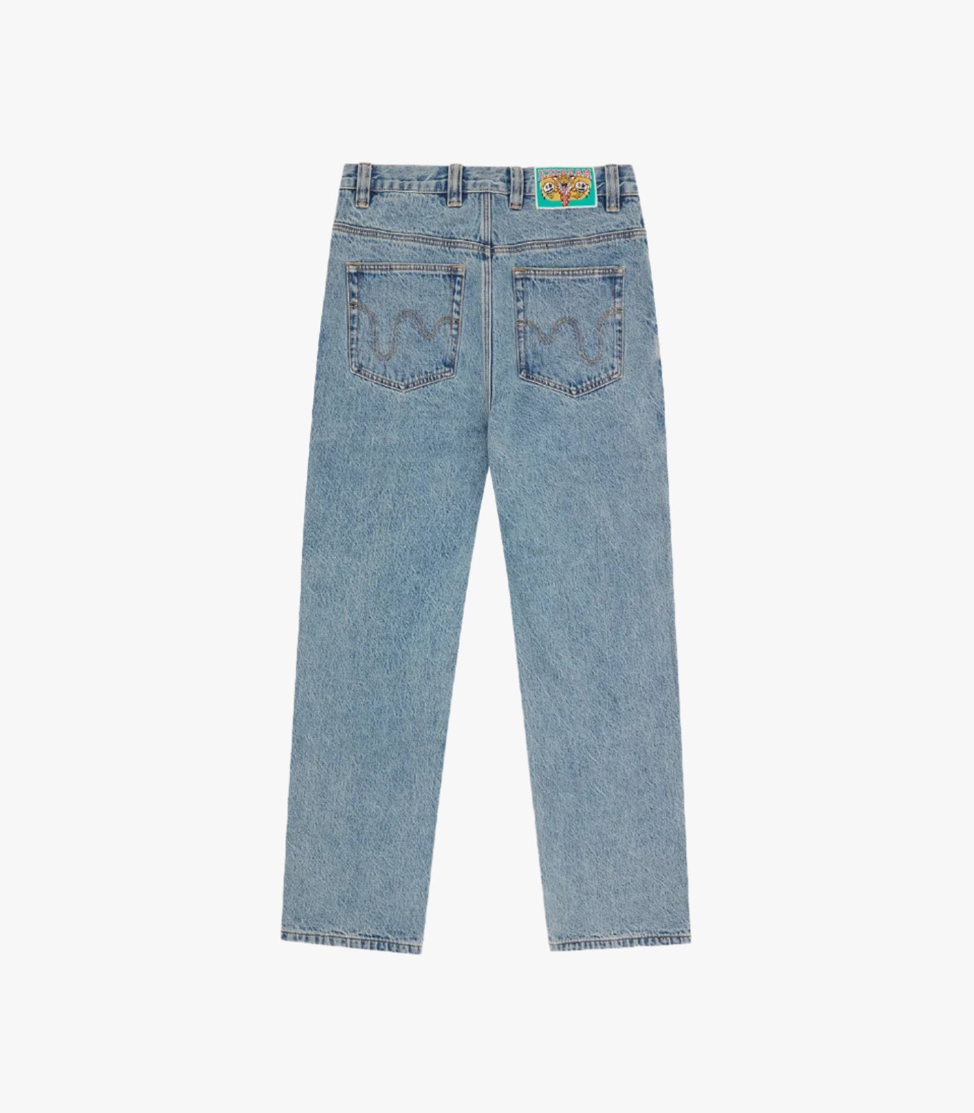 Check Lined Denim Pant