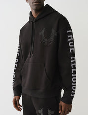 Relaxed Stud Overhead Hoodie
