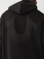 Relaxed Stud Overhead Hoodie