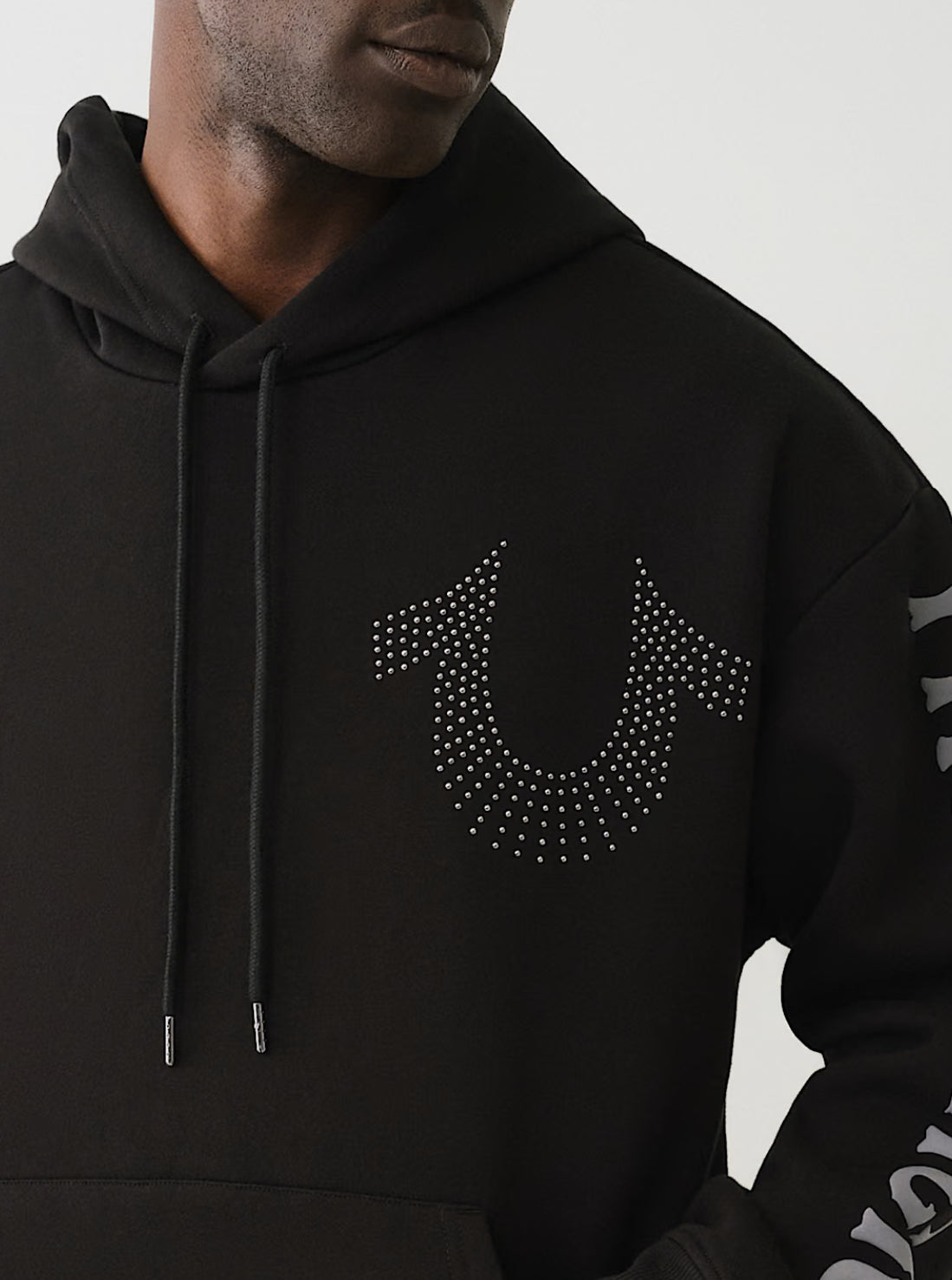 Relaxed Stud Overhead Hoodie