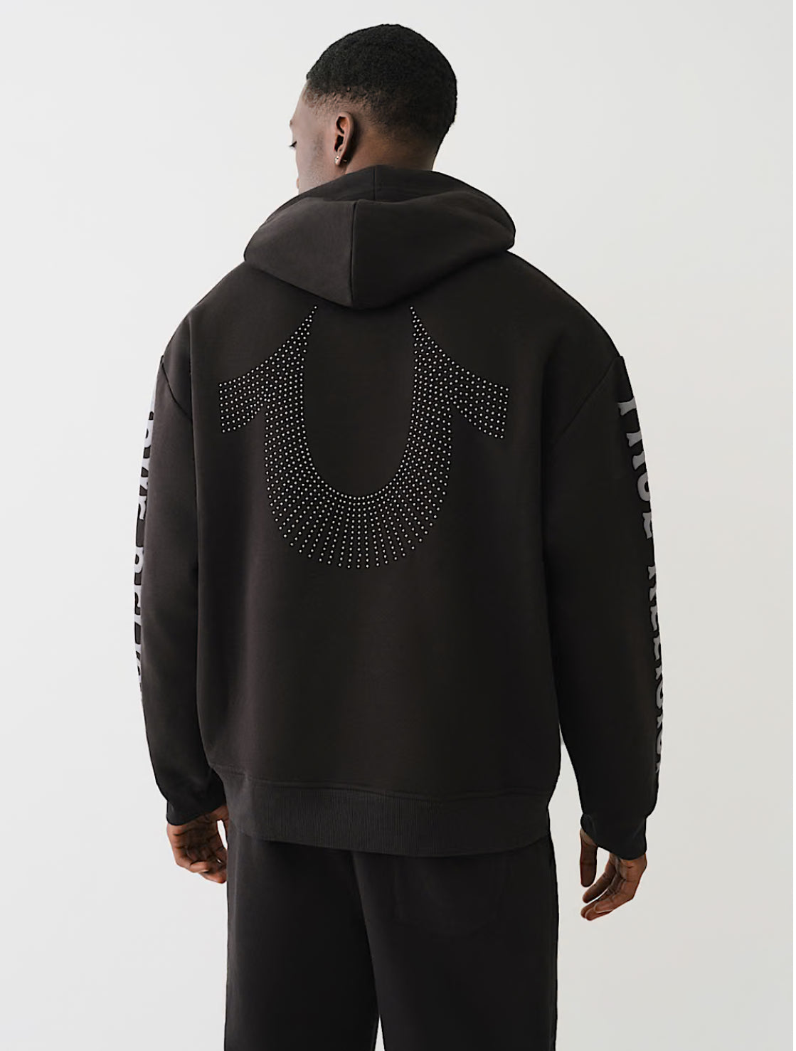 Relaxed Stud Overhead Hoodie