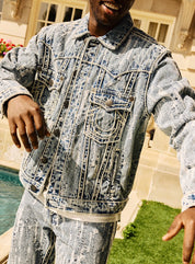 Distressed Ropestitch Jacket