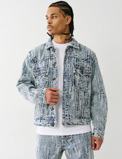 Distressed Ropestitch Jacket