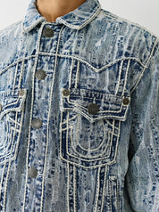 Distressed Ropestitch Jacket
