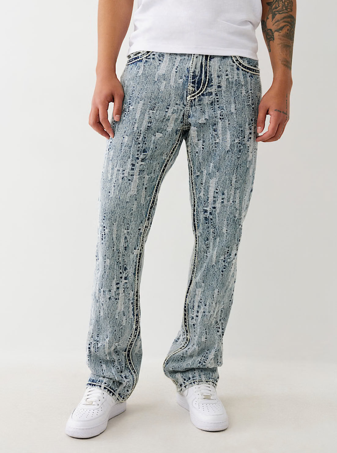 Ricky Distressed Rope Jeans