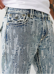 Ricky Distressed Rope Jeans