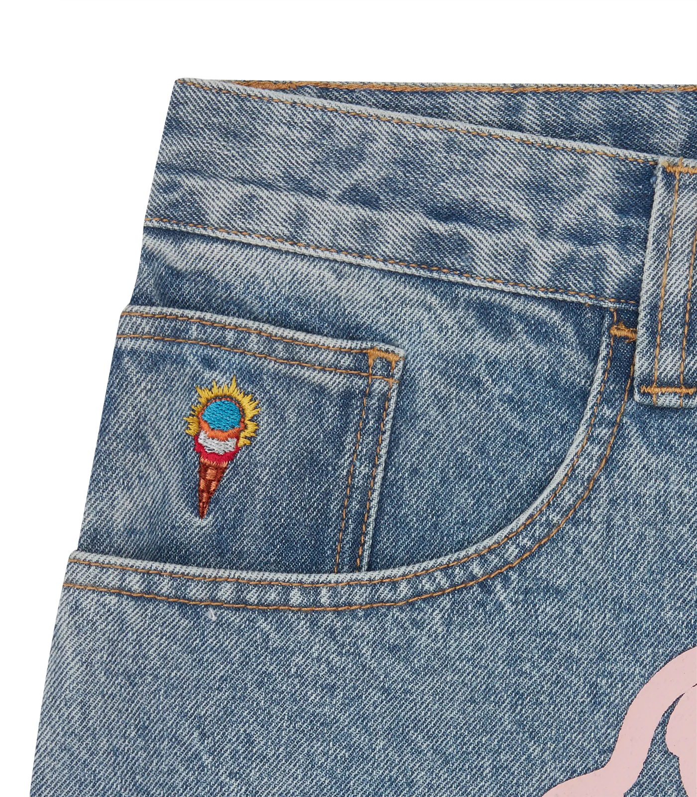 Running Dog Double Scoop Jeans