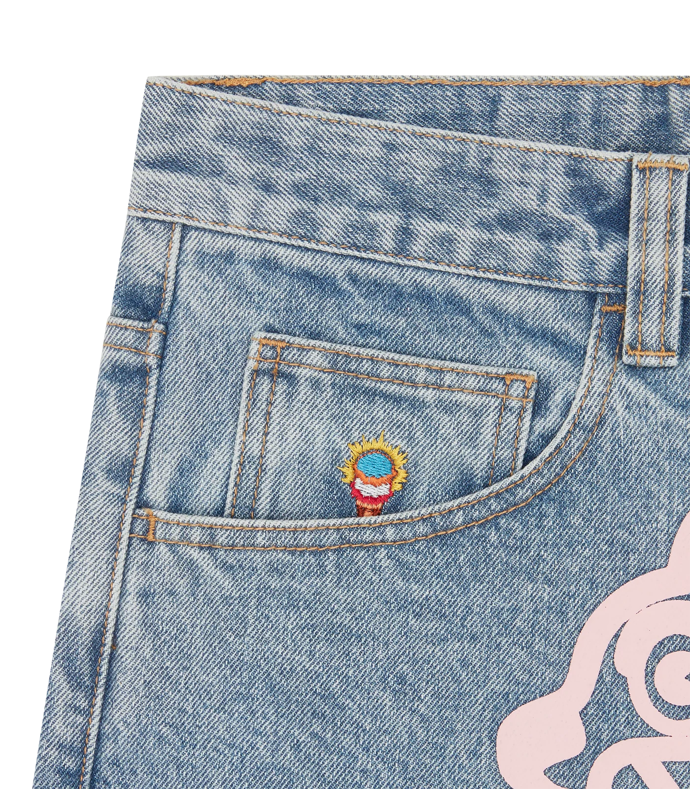 Running Dog Double Scoop Jeans