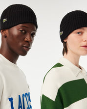 Rib Knit Wool Beanie