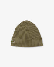 Rib Knit Wool Beanie