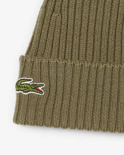 Rib Knit Wool Beanie