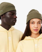 Rib Knit Wool Beanie