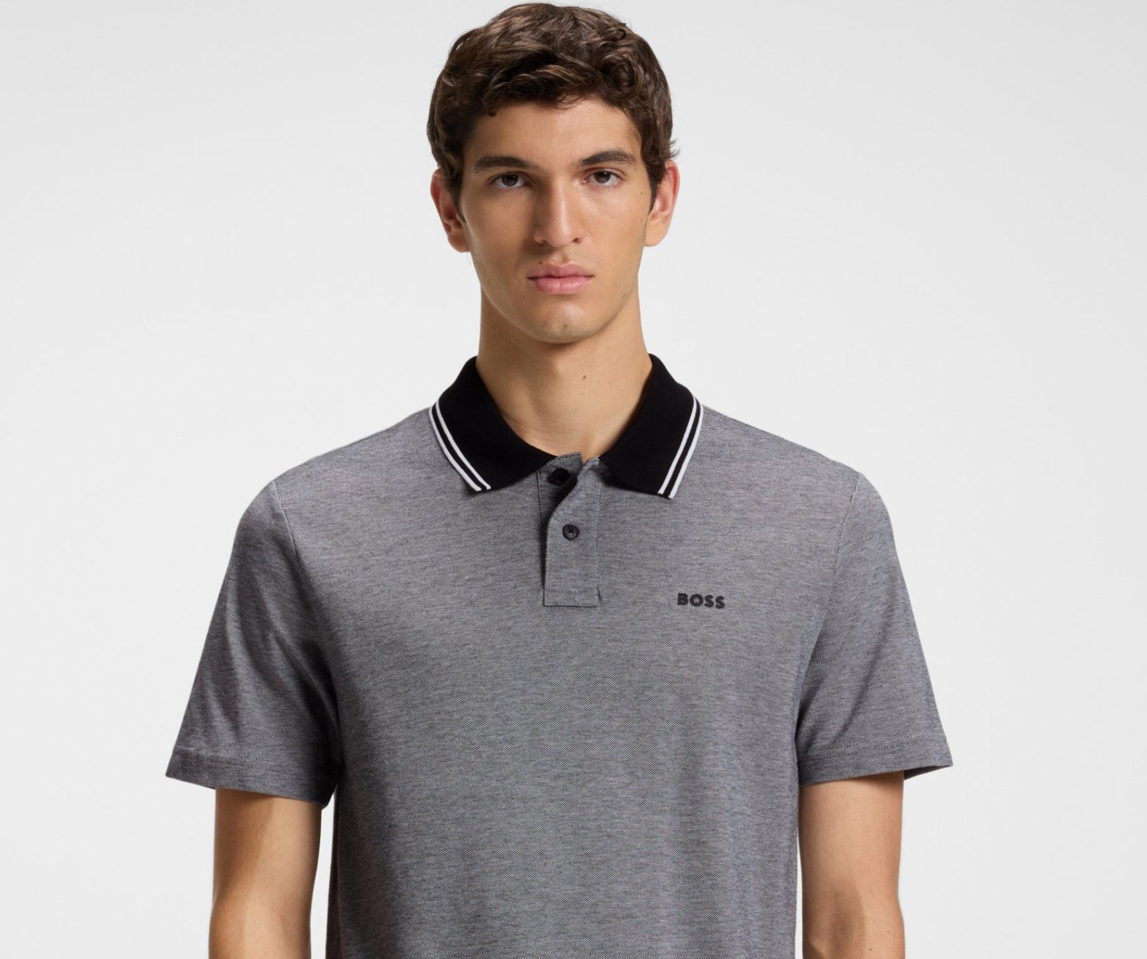 Piqué Polo With Logo Print