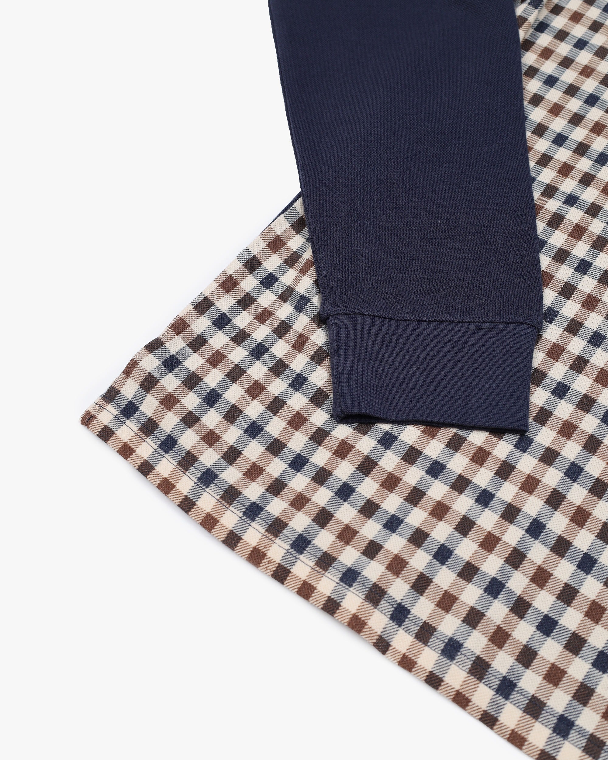 Iconic Club Check Front Polo Shirt