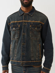 Super Flatlock Trucker Jacket