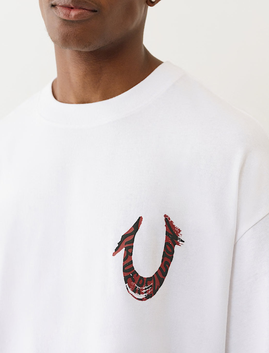 Painted Puff Print T-Shirt