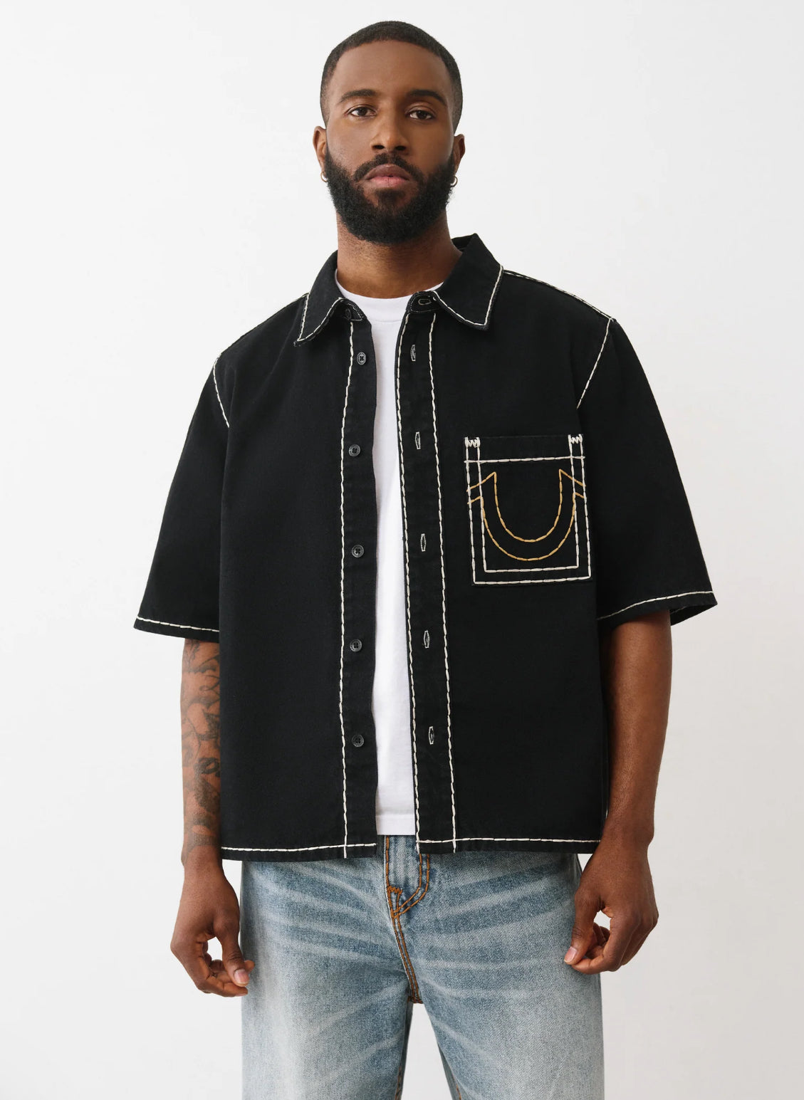 Super T Oversized Denim Shirt