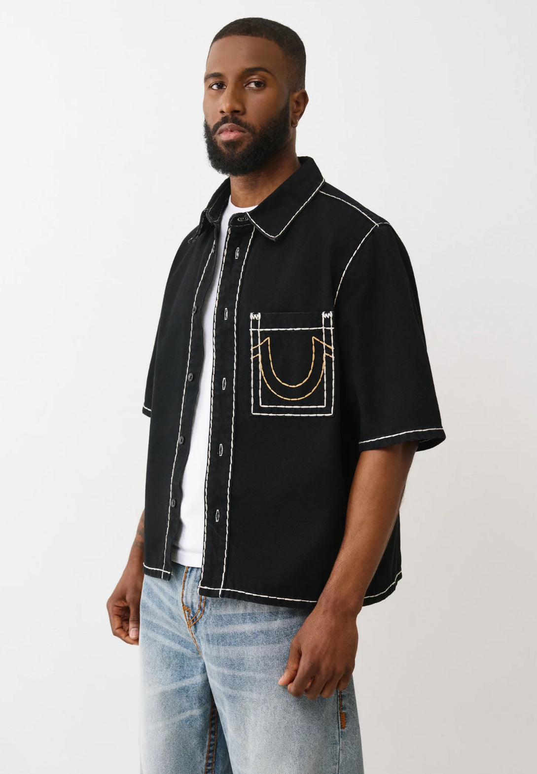 Super T Oversized Denim Shirt