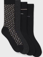 Gift-Boxed Four-Pack Of Regular Length Socks