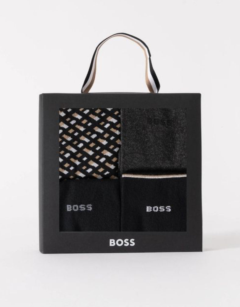 Gift-Boxed Four-Pack Of Regular Length Socks