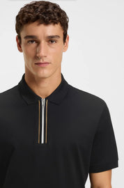 Mercerised-Cotton Zip Polo Shirt