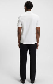 Mercerised-Cotton Zip Polo Shirt