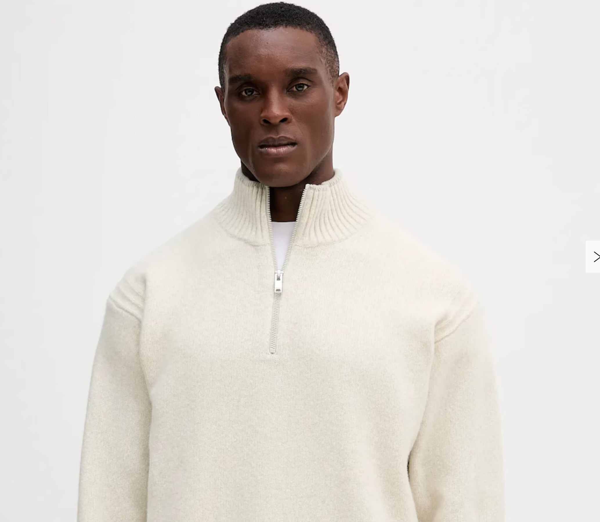 Oversized Quarter Zip Jumper